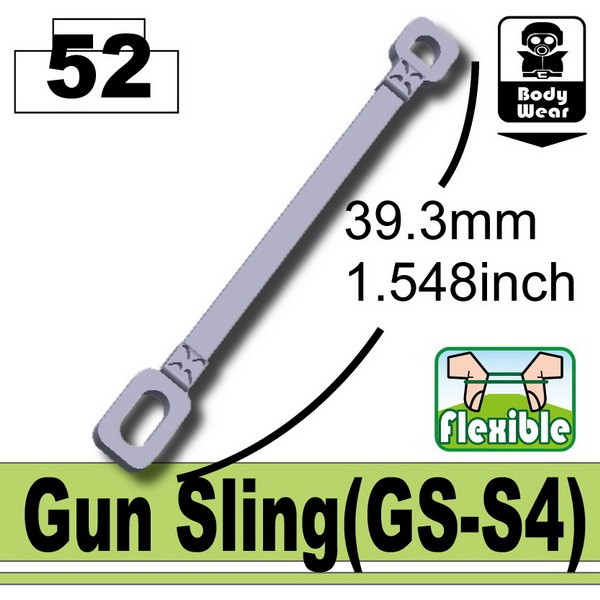 Minifig Cat Toys Shop > Gun Sling > Blue Gray Gun Sling(GSS4)