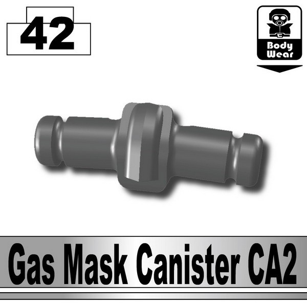 Minifig Cat Toys Shop > Gas Mask(GS00) > Iron Black_Gas Mask Canister CA2