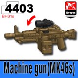 (4403)Dark Tan-B_Machine gun(MK46s)