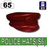 (65)Deep Dark Red_POLICE HATS(S6)